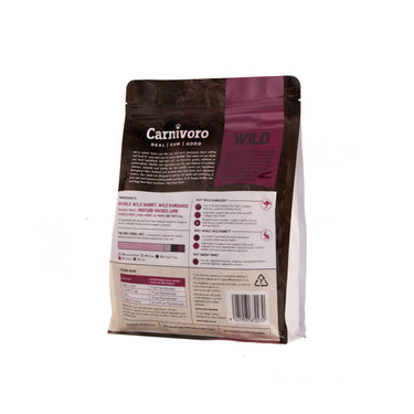 Carnivoro Wild Rabbit, Kangaroo, Lamb & Tripe 1kg
