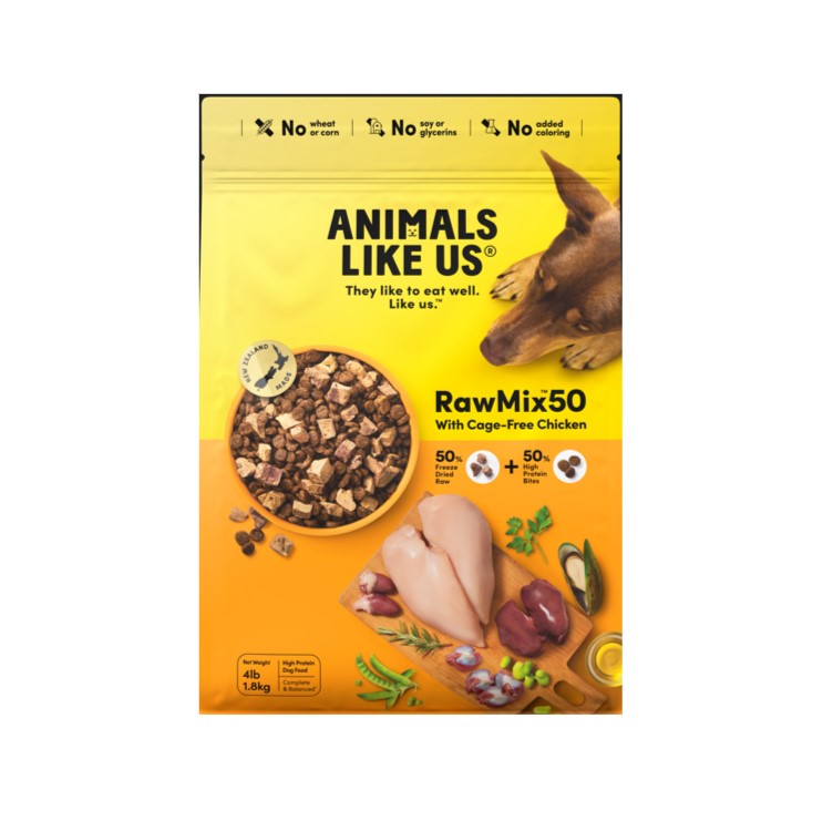 Animals Like Us: DOG RawMix50 with Chicken 1.8kg