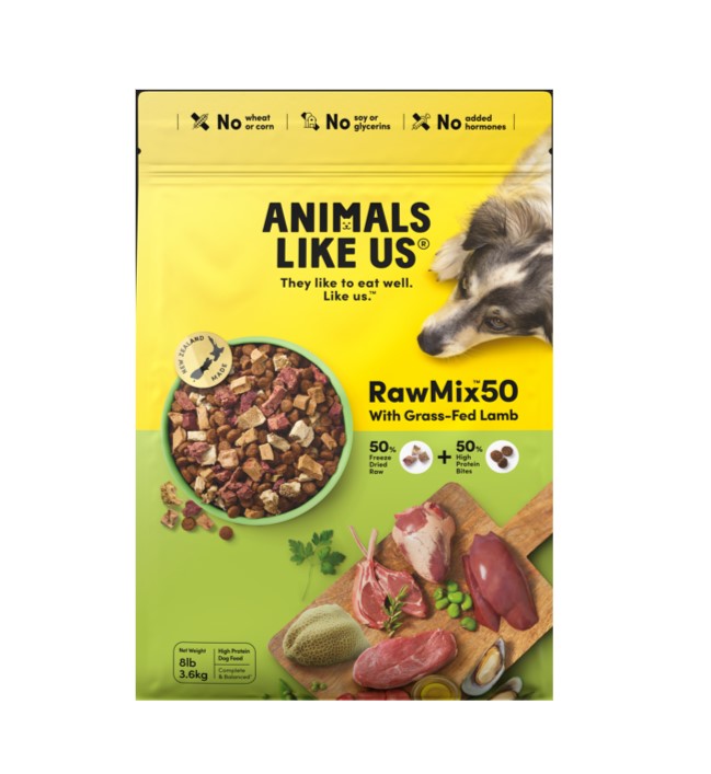 Animals Like Us: DOG RawMix50 with Lamb 340g