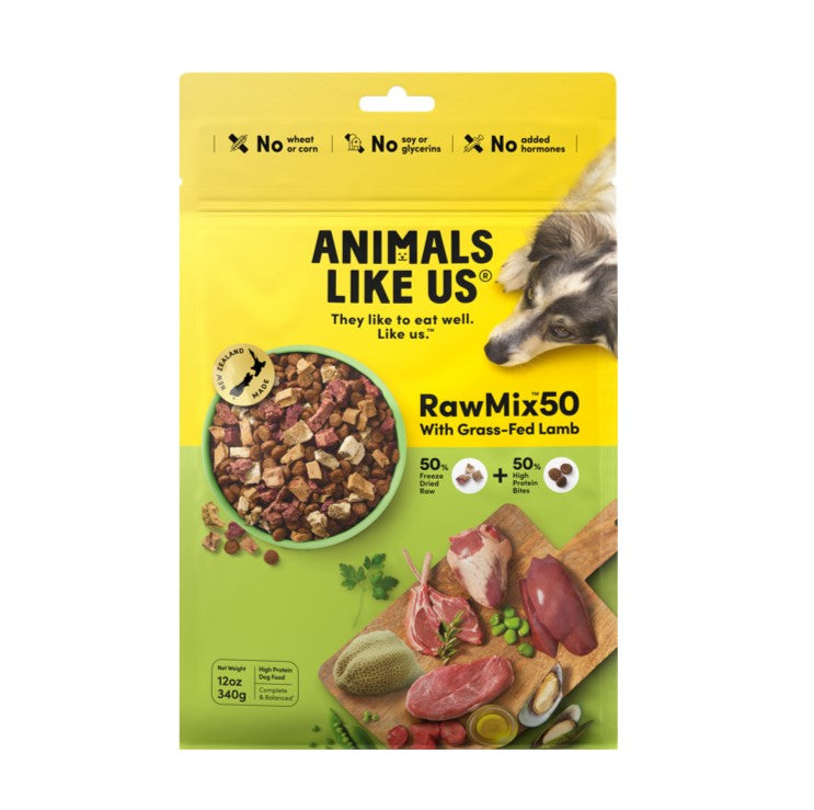 Animals Like Us: DOG RawMix50 with Lamb 340g