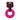 Dumbell Scream Xtreme Treat Tyre Dog Toy Pink - Large/Extra Large