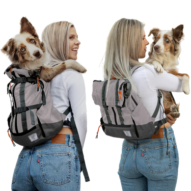 Urban 3 | Dual Use Dog Carrier & Traditional Backpack - Large Grey