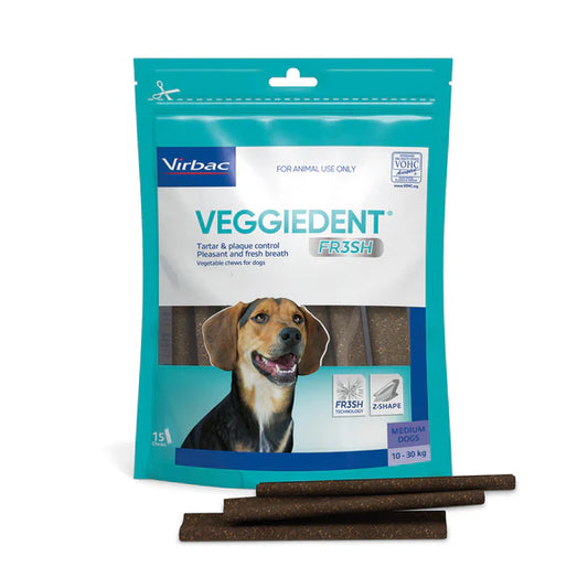 Virbac: Veggiedent FR3SH Medium Chews