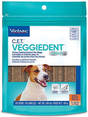 Virbac: C.E.T. Veggiedent FR3SH Small Chews