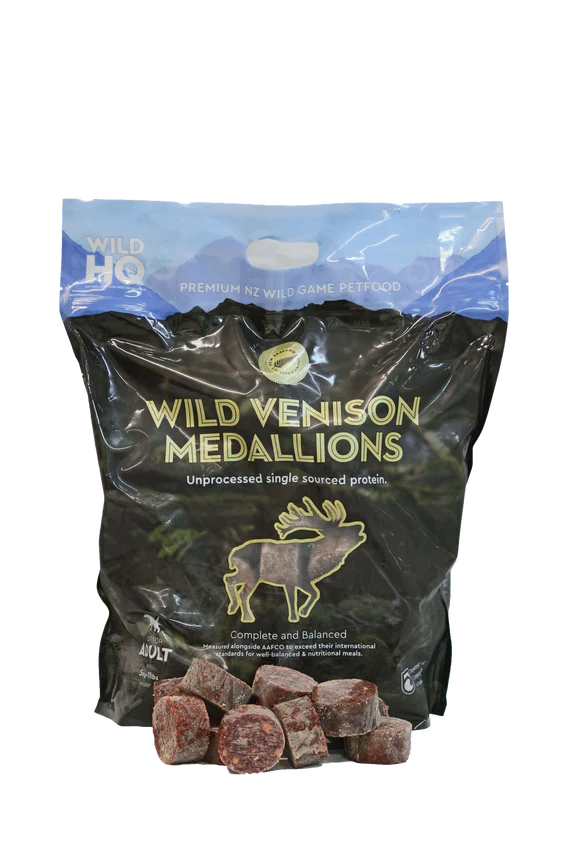 WildHQ: Wild Venison Medallions Adult Dog 5kg