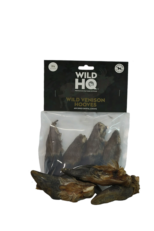 WildHQ: Wild Venison Half Hooves - 2 pack