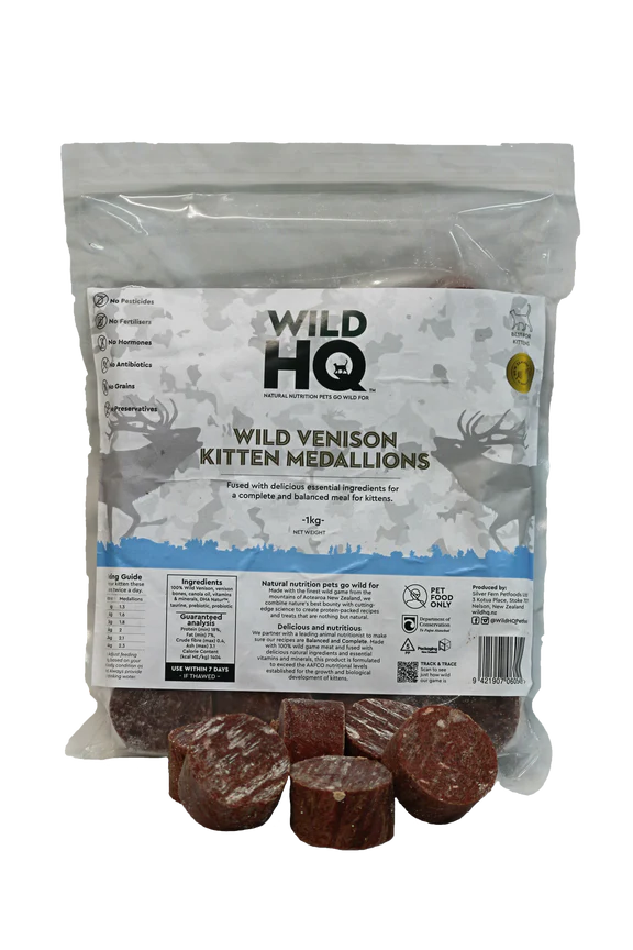 WildHQ: Wild Venison Medallions Kitten 1kg