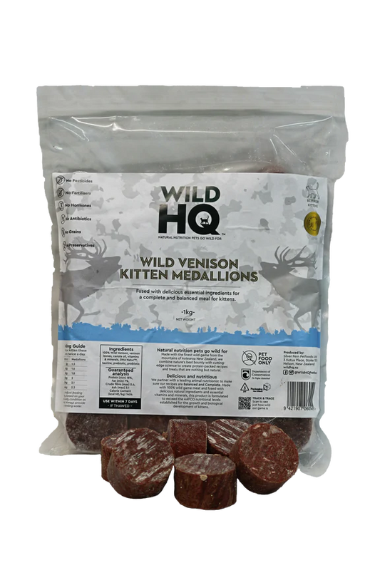 WildHQ: Wild Venison Medallions Kitten 1kg