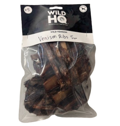 WildHQ: Wild Venison Ribs- 5 pieces