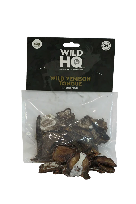 WildHQ: Wild Venison Tongue Treats - 60g