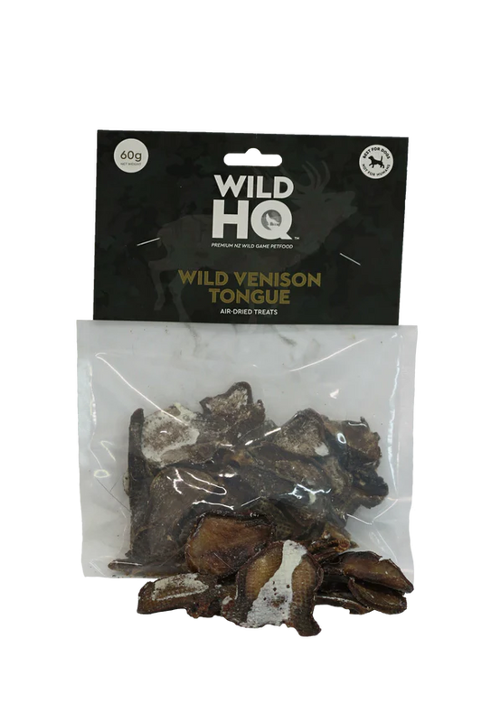 WildHQ: Wild Venison Tongue Treats - 60g