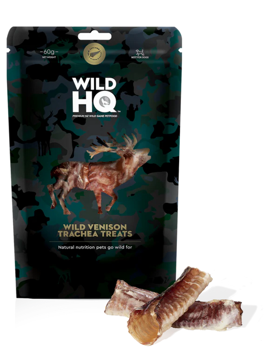 WildHQ: Wild Venison Trachea Treats - 60g