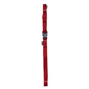 Zeus: Nylon Lead Large Deep Red