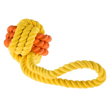 Yours Droolly Rope & Ball Toy