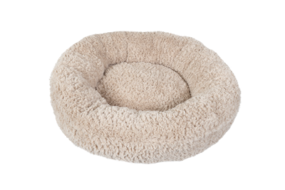 Yours Droolly Plush Champagne Dog Bed