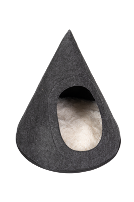 Trouble & Trix Cat Bed - Teepee Grey