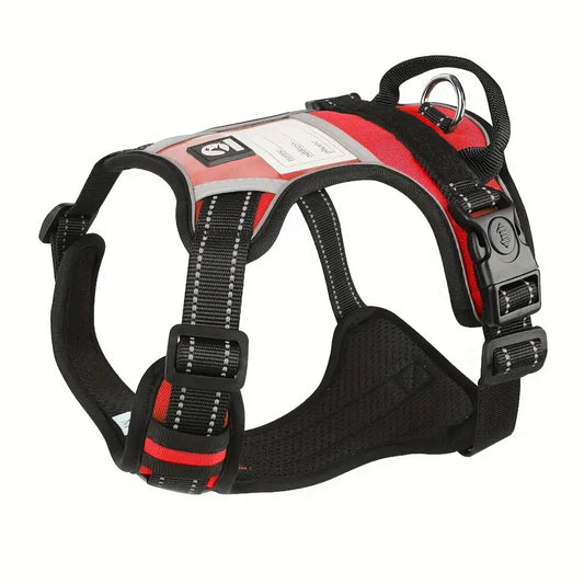 DUOMM: Tactical Dog Harness - Red