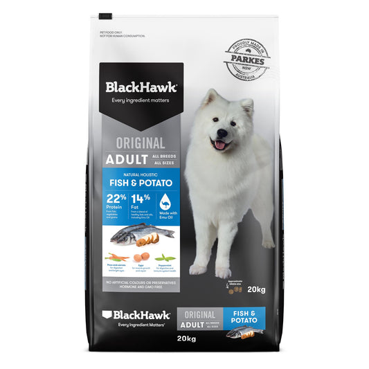 BlackHawk: Dog Adult Fish & Potato