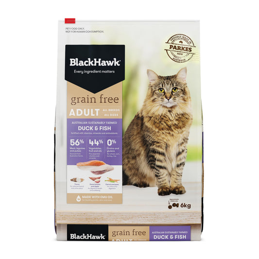 BlackHawk: Cat Grain Free Duck & Fish