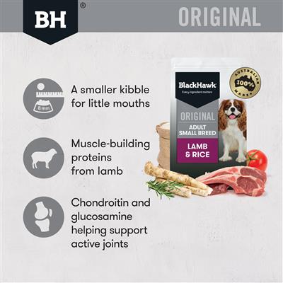 BlackHawk: Dog Small Breed Lamb & Rice