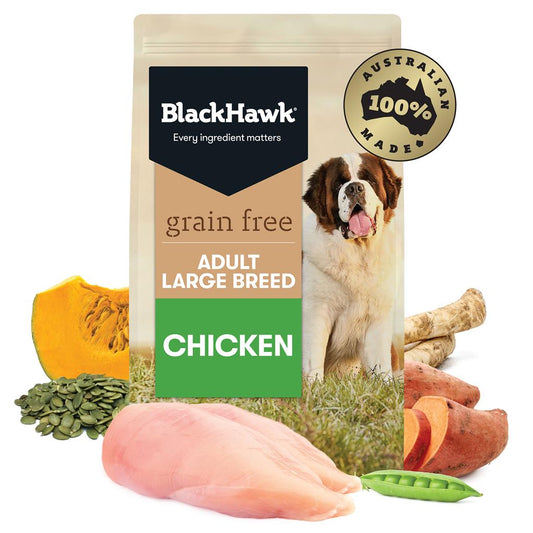 BlackHawk: Dog Large Breed Grain Free Chicken