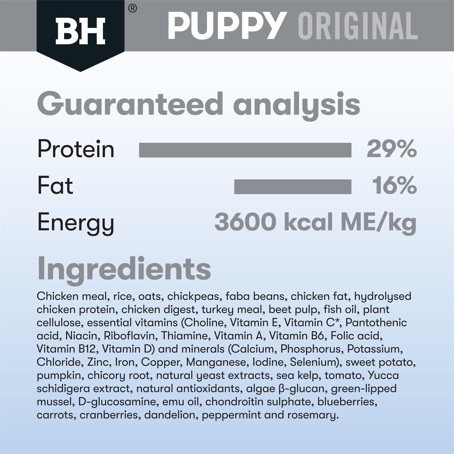 BlackHawk: Puppy Large Breed Chicken & Rice
