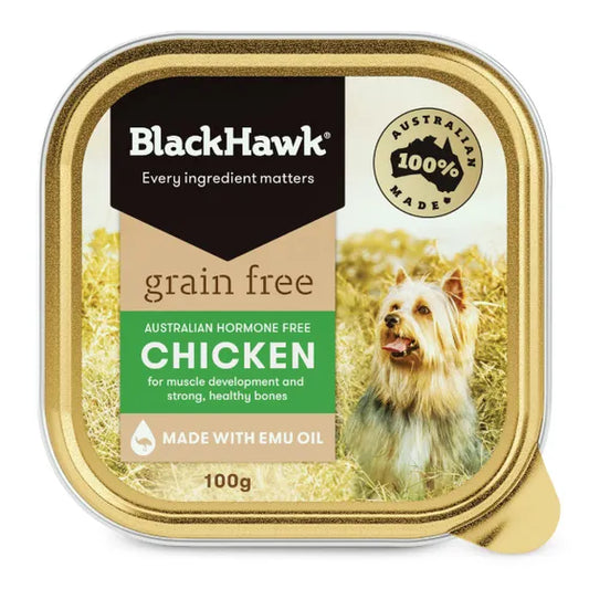 BlackHawk: Dog Grain Free Chicken Can 100g