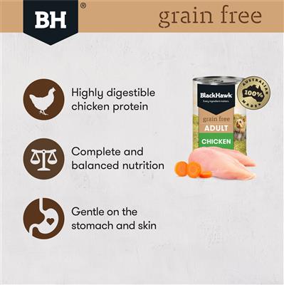 BlackHawk: Dog Grain Free Chicken Tray 100g