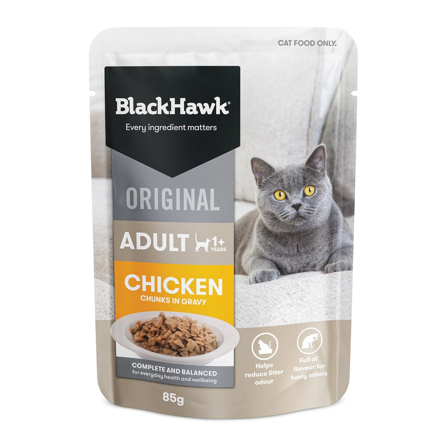 BlackHawk (NEW): Cat Original Chicken, Gravy Pouch