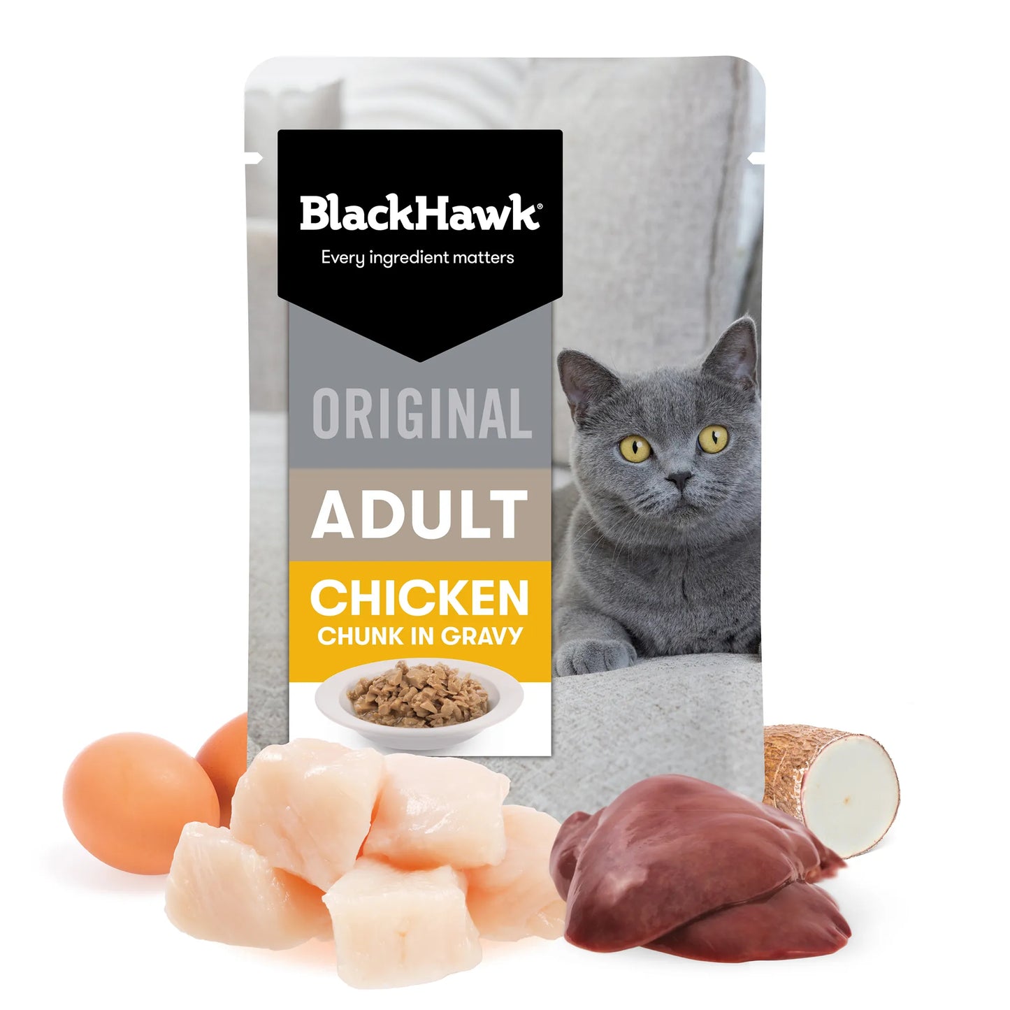 BlackHawk (NEW): Cat Original Chicken, Gravy Pouch