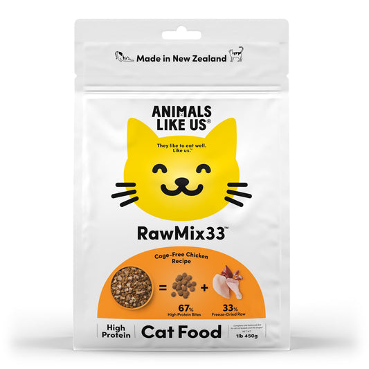 Animals Like Us: CAT RawMix33 Chicken 450g