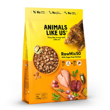 Animals Like Us: CAT RawMix50 with Chicken 1.36kg