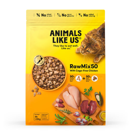 Animals Like Us: CAT RawMix50 with Chicken 1.36kg