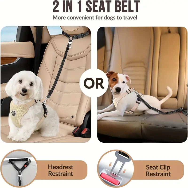 Seat Belt Restraint for Dogs
