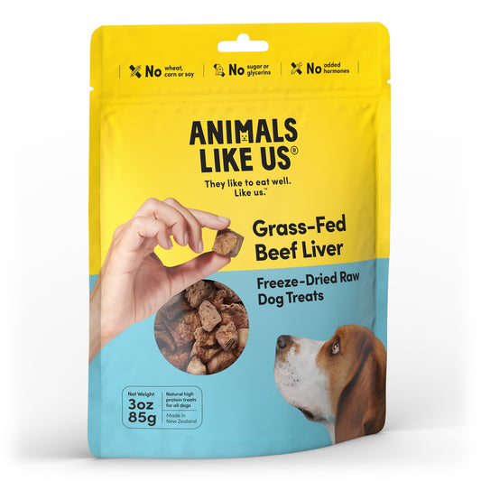 Animals Like Us: DOG Beef Liver Freeze-Dried Raw Treats 85g