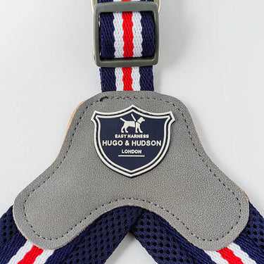 HUGO&HUDSON: Step-In Easy Harness Red White Blue
