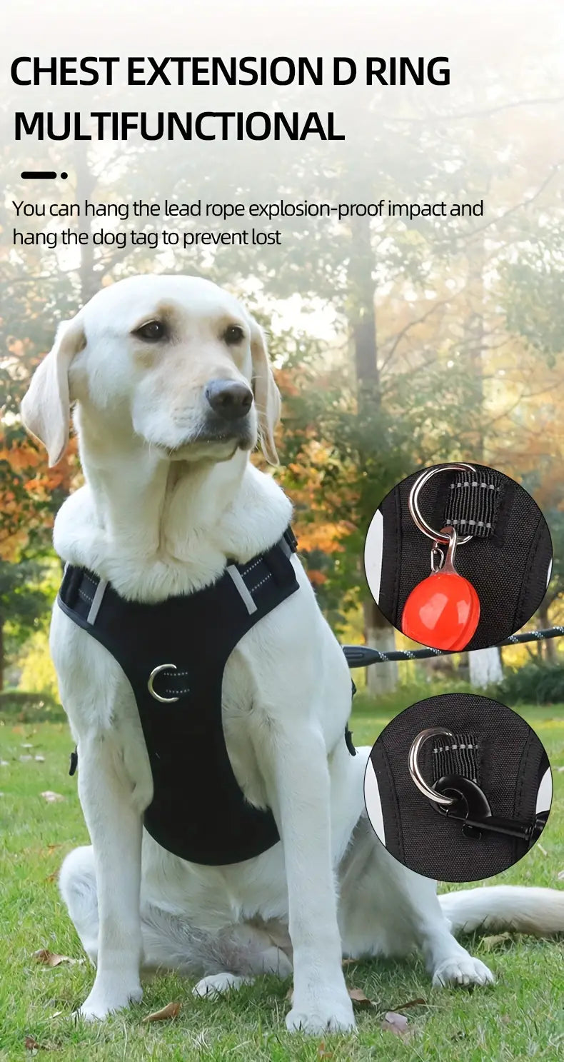 DUOMM: Tactical Dog Harness - Red