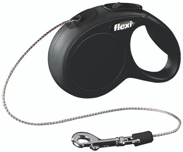 FLEXI: Retractable Lead 5-metre Black