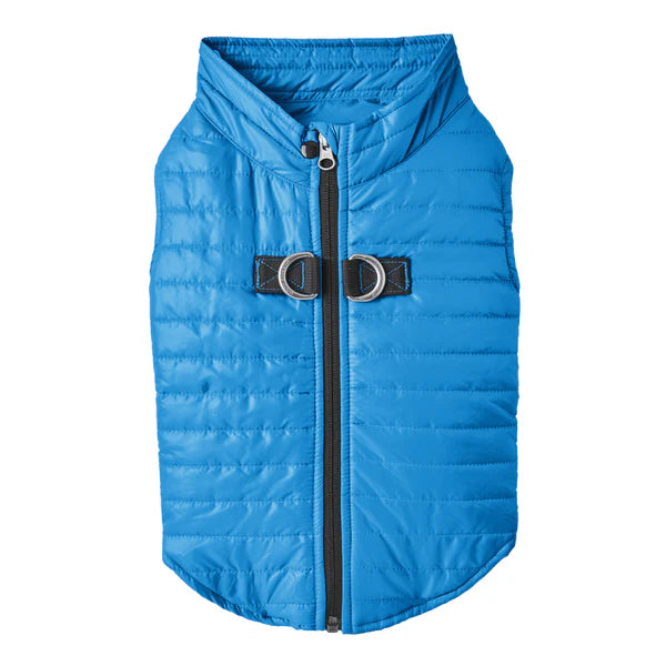 Gooby USA: Puffer Vest For Small Dogs Blue