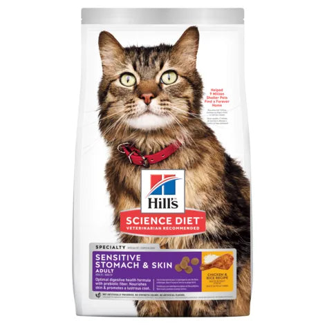 Hills: Feline Sensitive Skin & Stomach