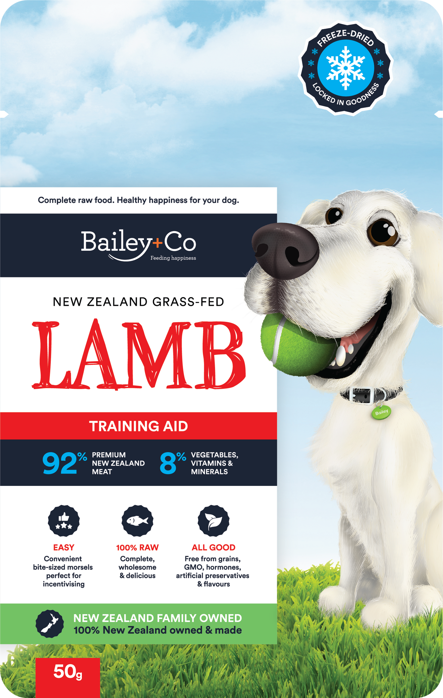 BAILEY: Lamb Dog Training Aid
