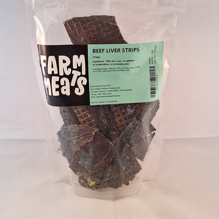 Farm Meats: Beef Liver Strips