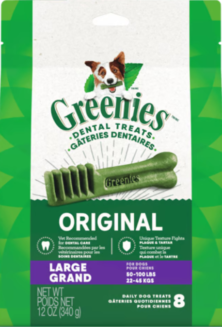 Greenies: Original Large Dental Chews - 340g, 8pc