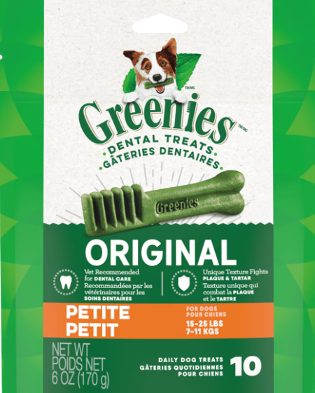 Greenies: Original Petite Dental Chews - 170g, 10pc