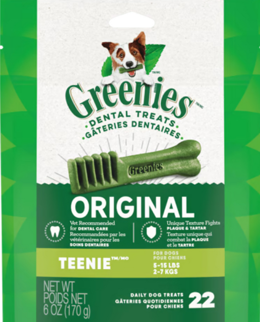 Greenies: Original Teenie Dental Chews - 170g, 22pc