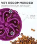 OUTWARD HOUND: Slo Feed Bowl Purple Large