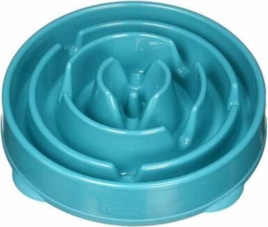 OUTWARD HOUND: Slo Feed Bowl Teal Large