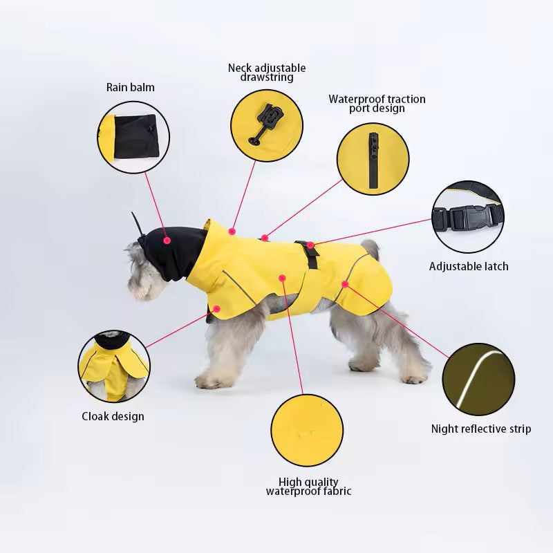 BAB Waterproof Raincoat - Yellow