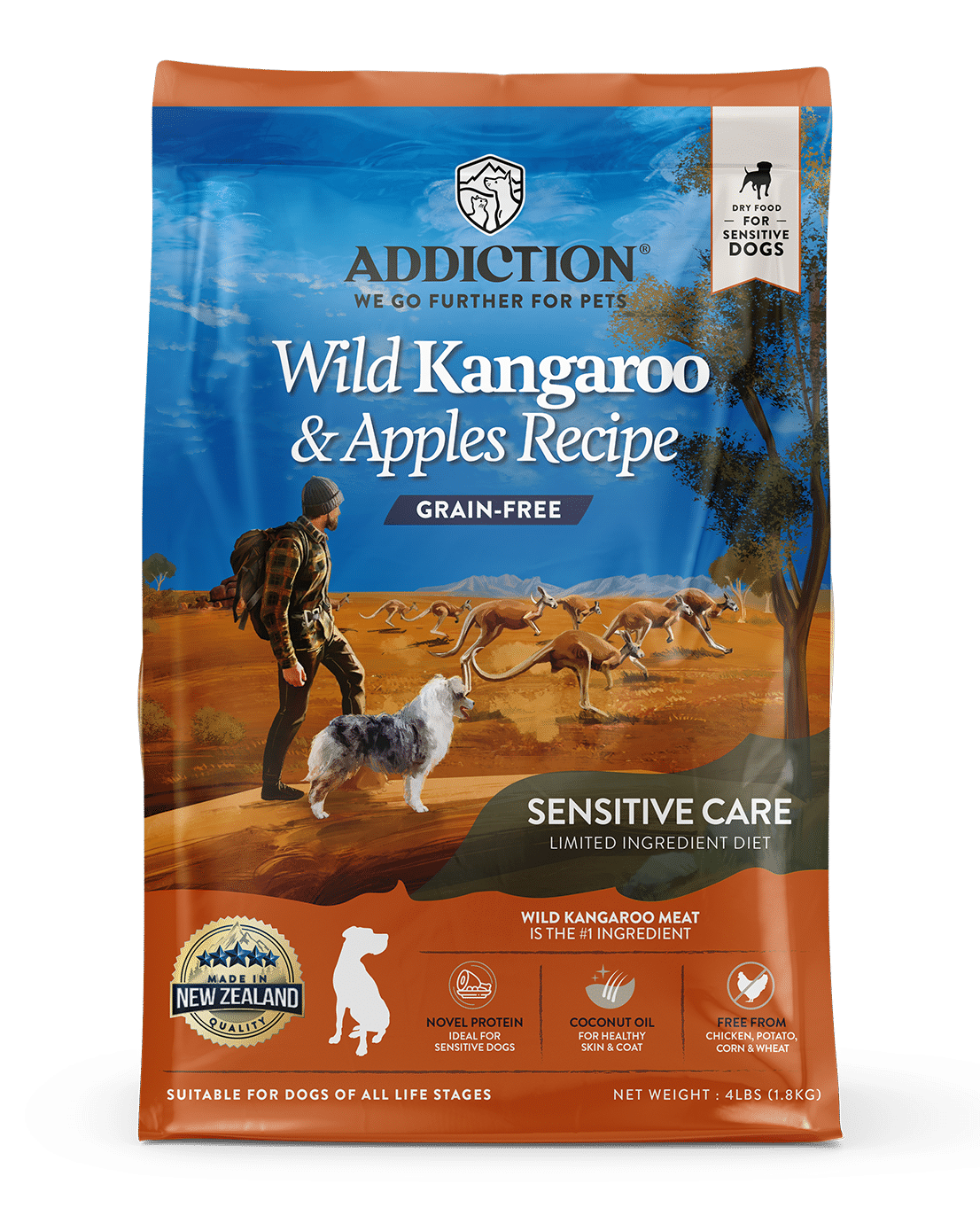 Addiction: Wild Kangaroo & Apples (Dog)