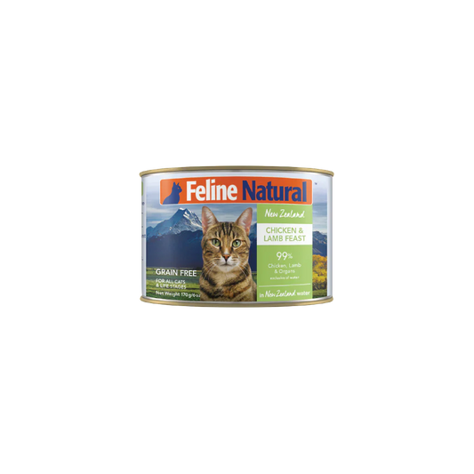 Feline Natural: Canned Chicken & Lamb Feast